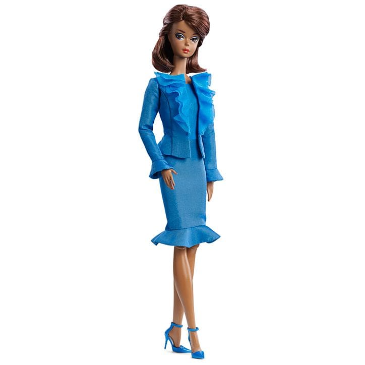 Barbie Fashion Model Collection Suit Doll Blue Mattel DGW57 