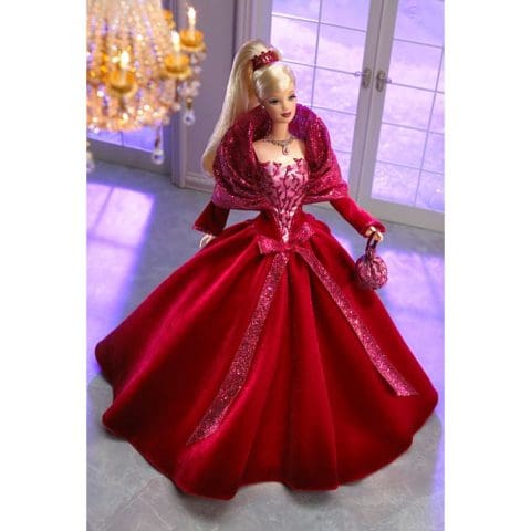 holiday barbie doll 2002