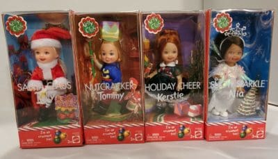 2003 Holiday Kelly & Friends Doll Set
