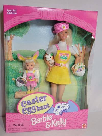 Easter Egg Hunt Barbie & Kelly Gift Set 1997