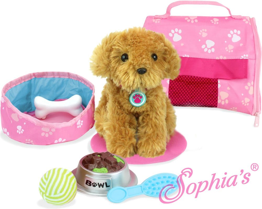 Plush Puppy and Carrier Accessory Set