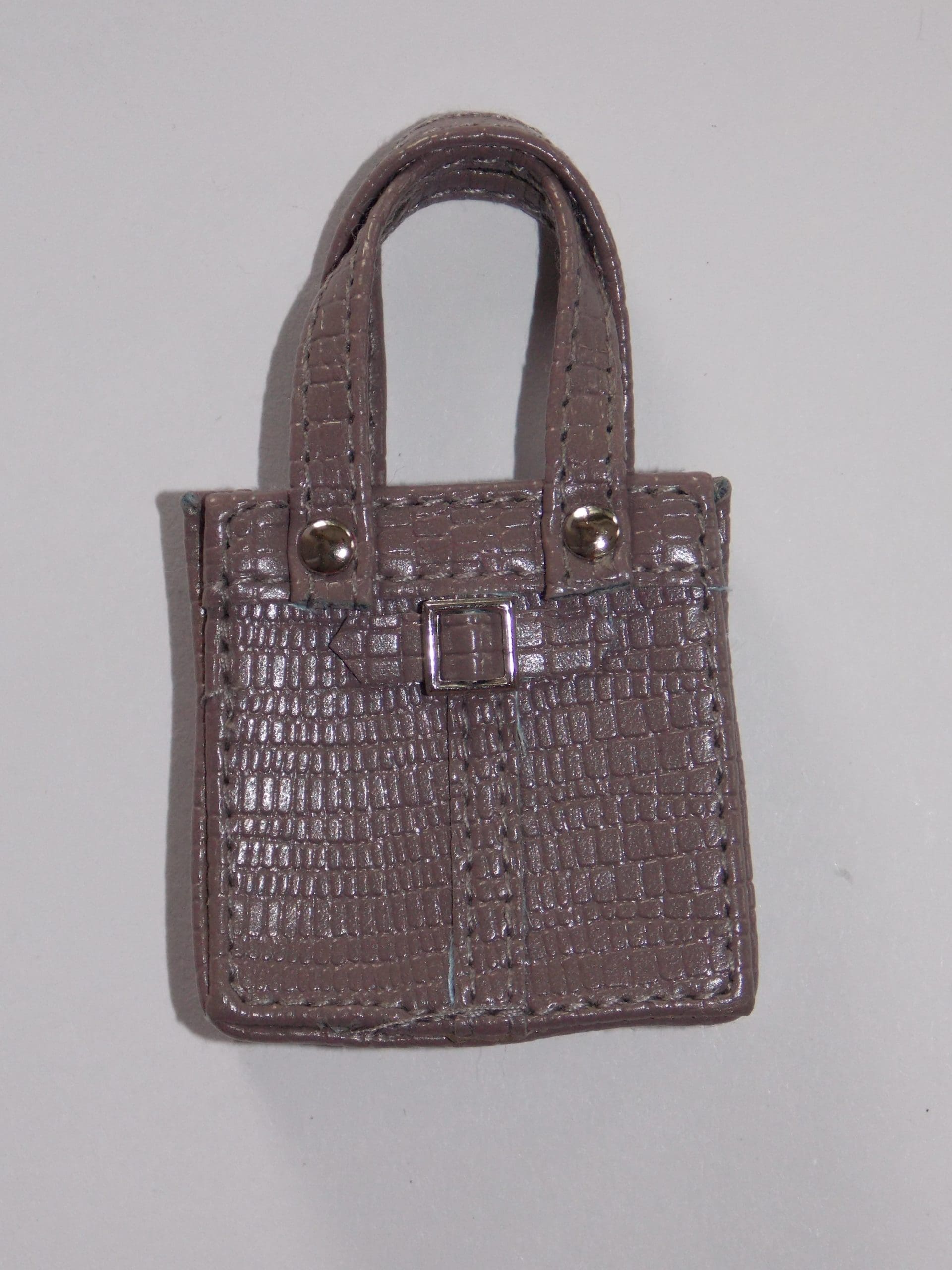 Vogue Leather Handbag - Stone