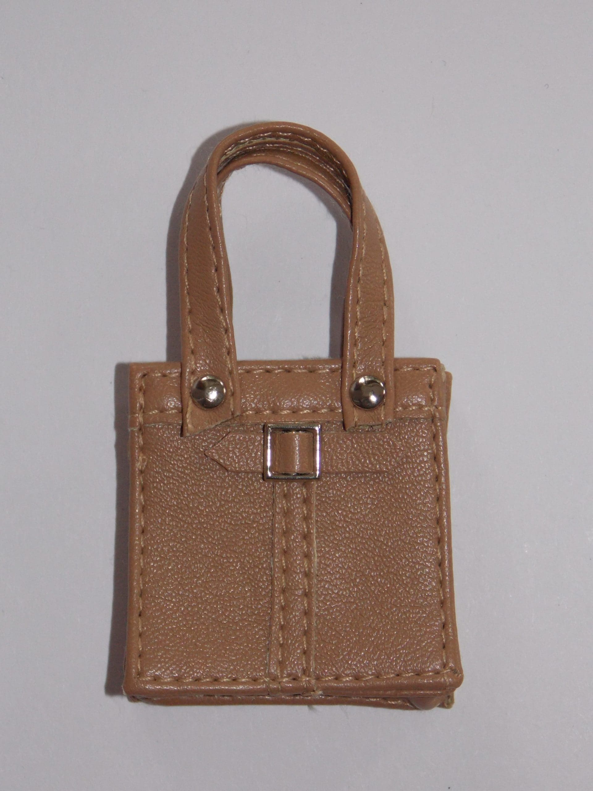 Vogue Leather Handbag - Camel