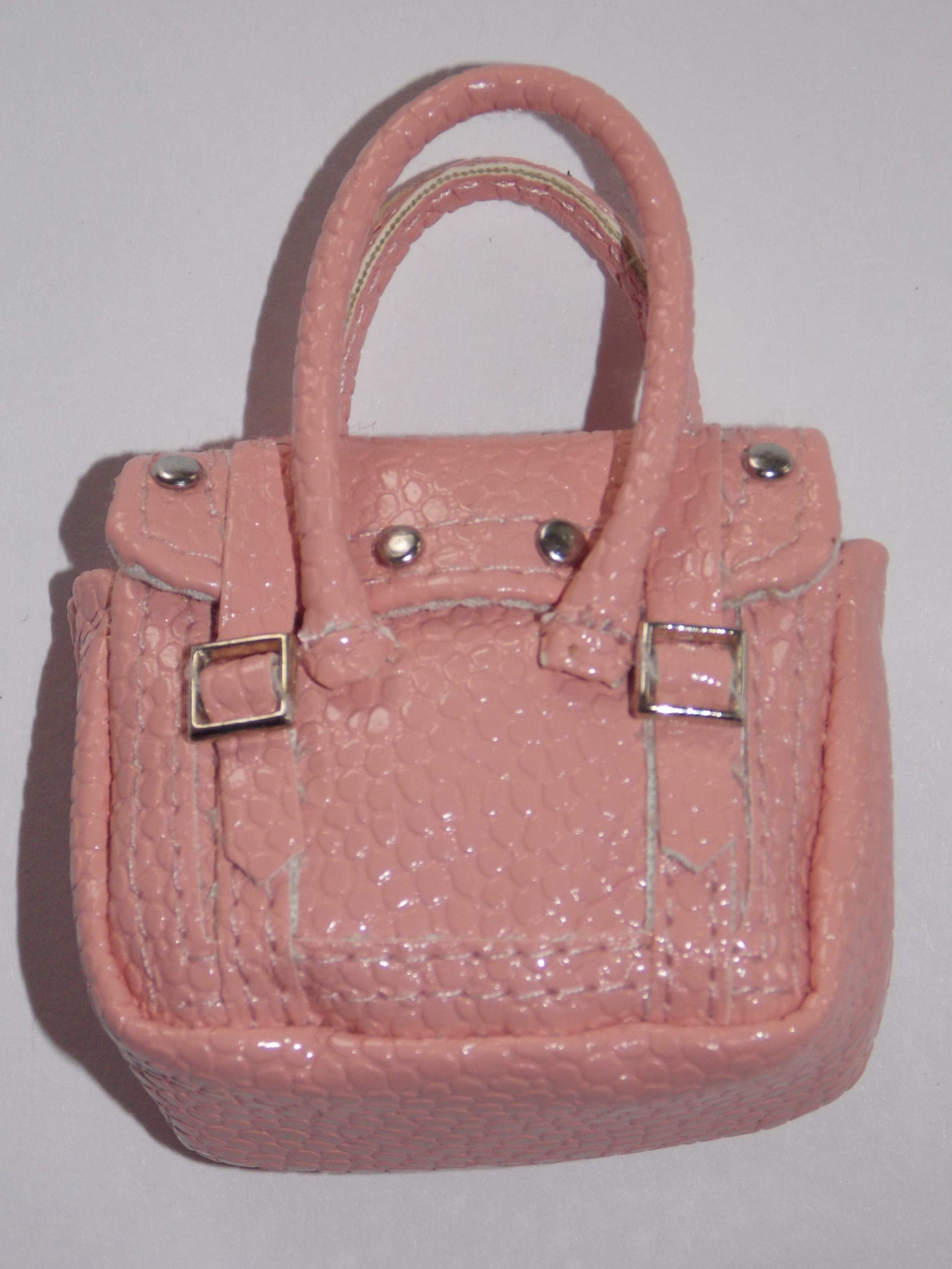 Classic Leather Handbag - Pink